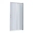 Душевая дверь в нишу Lidz Zycie SD100x185.CRM.TR, стекло прозрачное 5 мм (LZSD100185CRMTR)