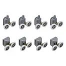 Душова кабіна з низьким піддоном Mixxus CUBIC SCT01-100x100x195-FB CHROME матове скло 4мм (MI6904)