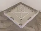 Душова кабіна з низьким піддоном Mixxus CUBIC SCT01-100x100x195-FB CHROME матове скло 4мм (MI6904)