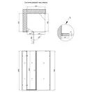 Душевая кабина Qtap Capricorn BLA1099SC6 90x90 см, стекло Clear 6 мм, покрытие CalcLess без поддона (CAPBLA1099SC6)