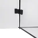 Душевая кабина Qtap Capricorn BLA1099SC6 90x90 см, стекло Clear 6 мм, покрытие CalcLess без поддона (CAPBLA1099SC6)