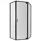 Душевая кабина Qtap Leo BLA10995-AC6 90x90 см, стекло Clear 6 мм, покрытие CalcLess без поддона (LEOBLA10995AC6)