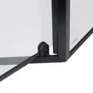 Душевая кабина Qtap Leo BLA10995-AC6 90x90 см, стекло Clear 6 мм, покрытие CalcLess без поддона (LEOBLA10995AC6)