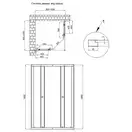 Душевая кабина Qtap Pisces CRM109-11SP5 90-105x90-105 см, стекло Pear 5 мм без поддона (PISCRM10911SC5)