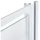 Душевая дверь в нишу Qtap Pisces WHI209-1.CP5 90-100x185 см, стекло Pattern 5 мм (PISWHI2091CP5)