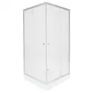 Набор Qtap душевая кабина Presto New CRM1099SC5 Clear 2020х900х900 мм + поддон Tern 309912C 90x90x12 см с сифоном (PRENEWCRM1088SC5SET)