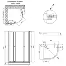Набор Qtap душевая кабина Presto WHI1099AP5 Pear 1970x900x900 мм + поддон Robin 309912C 90x90x12 см с сифоном (PREWHI1099AP5SET)