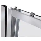 Qtap Taurus Душевая дверь в нишу 120-130x185 см, хром (TAUCRM201213C6)