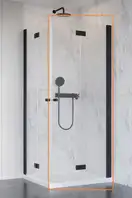 Душова кабіна прямокутна (половина) Nes Black KDD B 90 права, RADAWAY (10024090-54-01R)