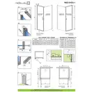 Душові двері NES 8 KDJ I 90 ліві, RADAWAY (10072090-01-01L)