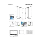 Душевая дверь Radaway Espera Pro 535R, хром (10090100-01-01R)