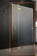 Душові двері Essenza Pro Gold KDJ+S 80 ліві, RADAWAY (10097380-09-01L)