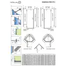 Radaway Essenza Pro PTJ Дверь для душа правая, хром (10100000-01-01R)