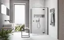 Душові двері Essenza New Black KDJ 100 праві, RADAWAY (385040-54-01R)