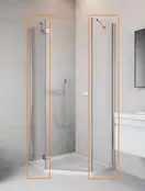 Комплект бокових стінок Essenza New PTJ 100 Z x 90 S, (385057-01-01) RADAWAY