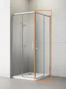 Radaway Idea KDD 100 Душова кабіна, хром/прозора (387062-01-01R)