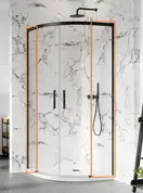 Комплект бокових стінок Idea Black PDD 90L×90R, RADAWAY (387140-54-01)