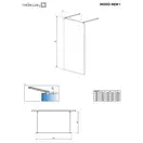 Душова стінка Modo New I 130 RADAWAY (388134-01-01)