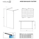 Душова стінка Modo New Black I 150 Factory RADAWAY (388154-54-57)