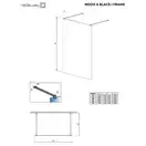 Душова стінка Modo X Black I 120 Frame RADAWAY (388324-54-58)