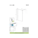 Душова стінка Classic Walk-In 120, RADAWAY (390120-01-01)