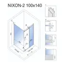 Душова Кабіна REA Nixon 100x140 P KPL-K5014-K5007 (KPL-5014-5007)