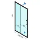 Душова Кабіна REA Rapid Slide 150x100 KPL-6405-6423