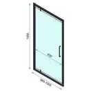 Душова Кабіна REA Rapid Swing 120x80 KPL-6413-6421