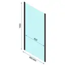 Душова Кабіна REA Rapid Fold 100x90 KPL-6420-6422