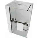 Душова Стінка REA Aero Чорний 110 + Evo KPL-6597-00652