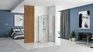 Душова Кабіна REA Чорний 80x80 + Душевий Піддон REA 80x80 KPL-6900-8544