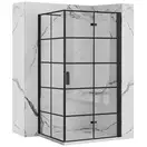 Душова Кабіна REA Molier Чорний 90x80 KPL-8538-8412