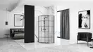 Душова Кабіна REA HEX 80x80 + Душевий Піддон 80x80 KPL-8969-8543