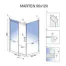 Душова Кабіна REA Marten 90x120см REA-K4002