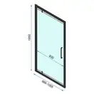 Душевая дверь REA RAPID SWING CHROME 100 (REA-K5607)