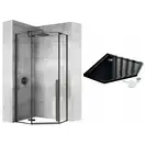 Душевая кабина REA DIAMOND BLACK MAT 90х90 (REA-K5622)