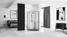 Душевая кабина REA DIAMOND BLACK MAT 90х90 (REA-K5622)
