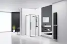 Душевая кабина REA SOLAR BLACK 90х90 (REA-K6412)