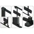 Душевая кабина REA FARGO BLACK 80х100 (REA-K6950)