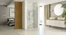 Душевая дверь REA HUGO BRUSHED GOLD 80 (REA-K8410)