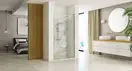Душевая дверь REA HUGO BRUSHED GOLD 90 (REA-K8411)