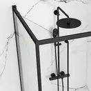 Душевая кабина REA SPACE IN BLACK 90х90 (REA-K8881)