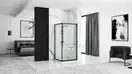 Душевая кабина REA SPACE IN BLACK 80х100 (REA-K8882)