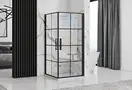 Душова кабіна REA RUBIK BLACK MAT 90х90 (REA-K9231)