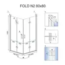 Душевая кабина REA FOLD N2 80х80 (REA-K9990)