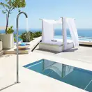 Вулична душова колона Bossini AISI 316 Pool-Floor 2285 мм, нержавіюча сталь (L00370000030008)