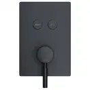 Душовий гарнітур прихованого монтажу Corsan CMZ066MBL BLACK + BOX чорний (646987)