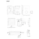 Душовий гарнітур прихованого монтажу Corsan Plomeria BLACK+BOX чорний з термостатом (646994)