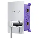 Душовий гарнітур прихованого монтажу Corsan CMZ068CH CHROM + BOX хром (647007)