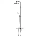 Душовий гарнітур Corsan KLAR FIBER CHROME WHITE (CMN002)